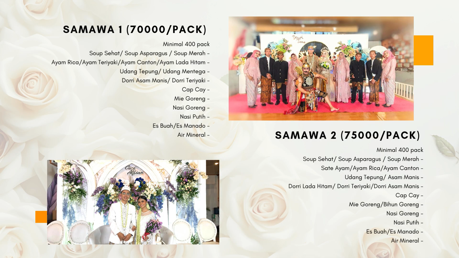 Wedding Package 1